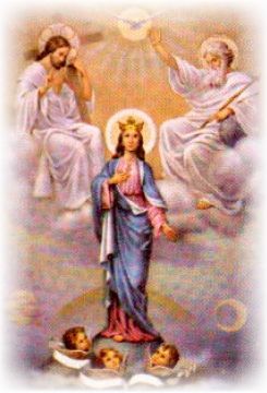 Maria und die Heilige Dreifaltigkeit